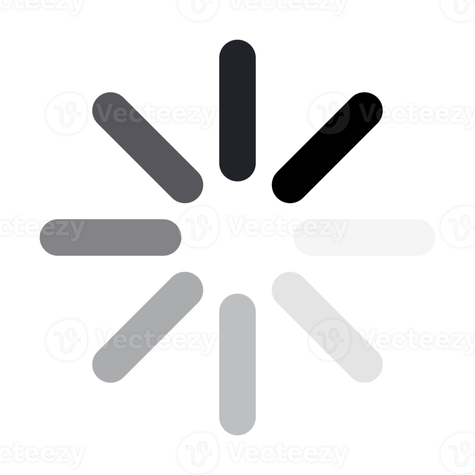simple loading or buffering icon design png