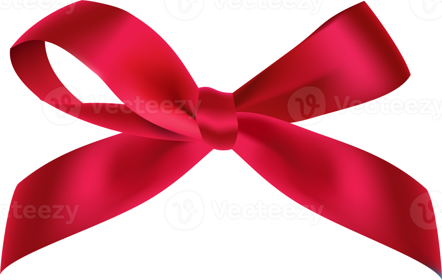 Realistic Red Bow png