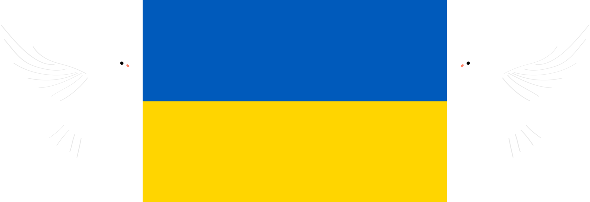 Ukrainian hryvnia hand drawn flag, Ukrainian flag hand drawn flag png