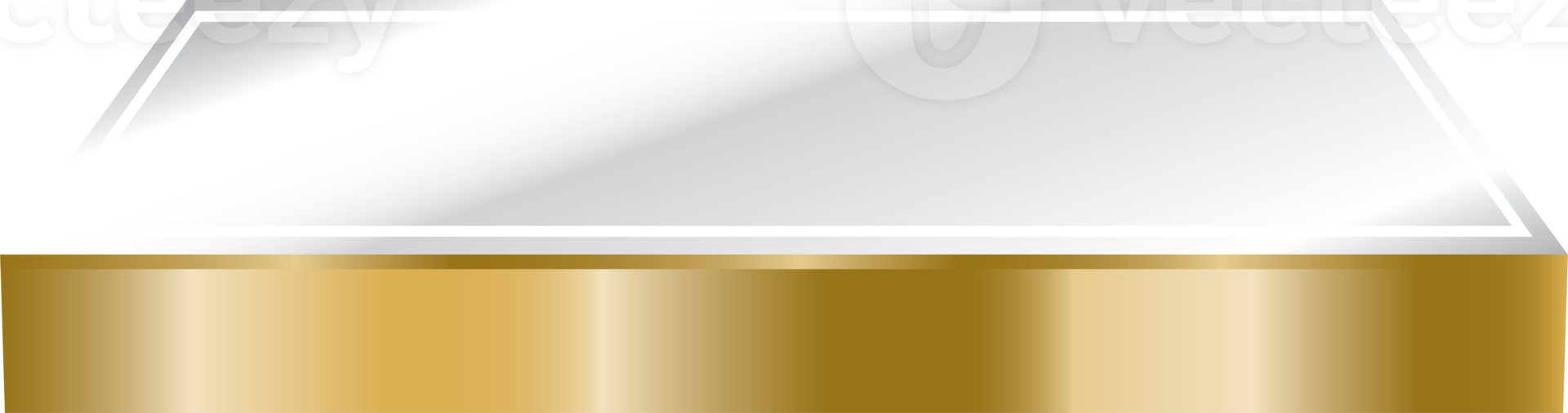 luxury gold podium display png