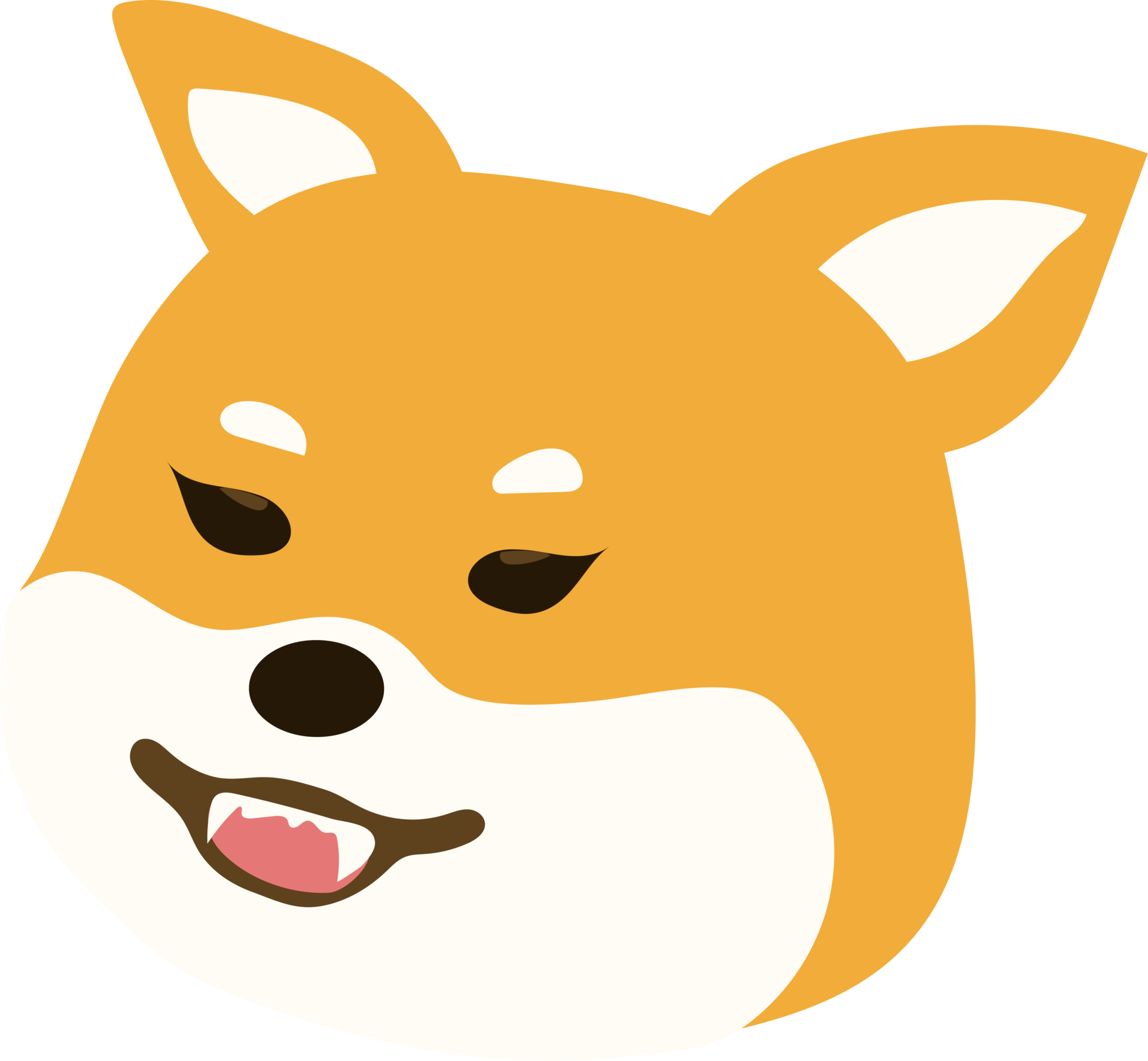 Free cute Shiba Inu puppy emoticons with different expressions. Funny ...