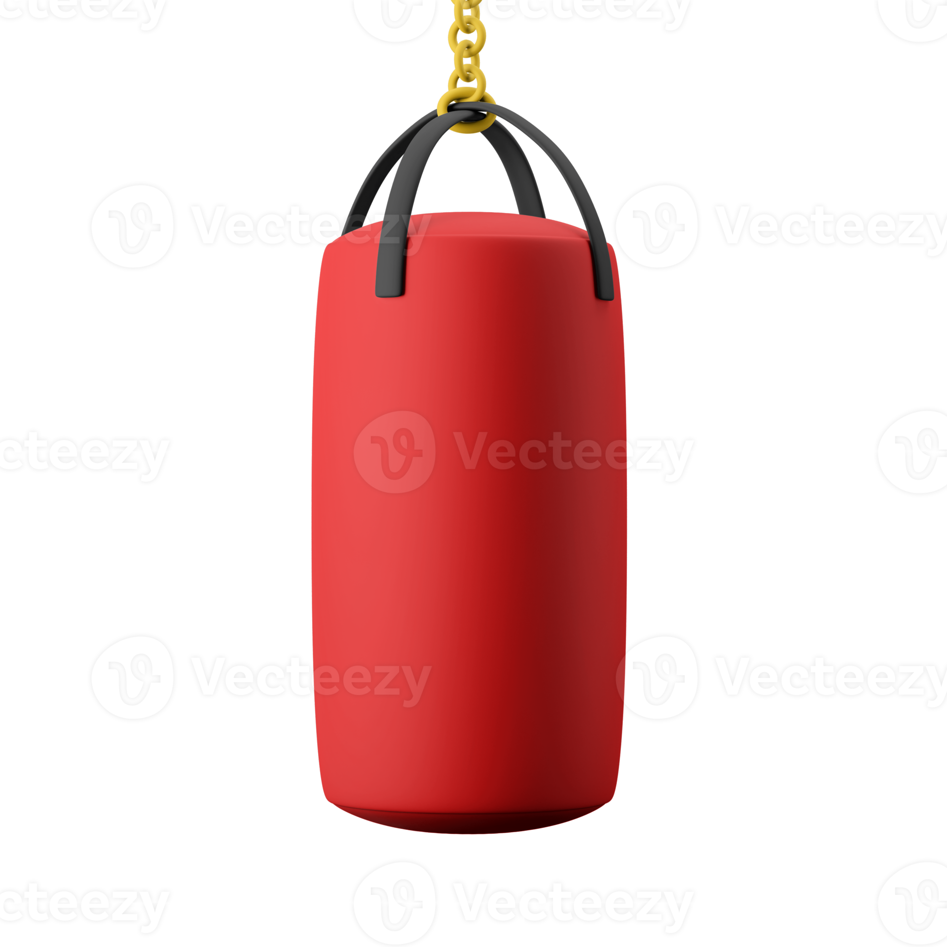 boxing punching bag gym equipment 3d icon illustration 11299703 PNG