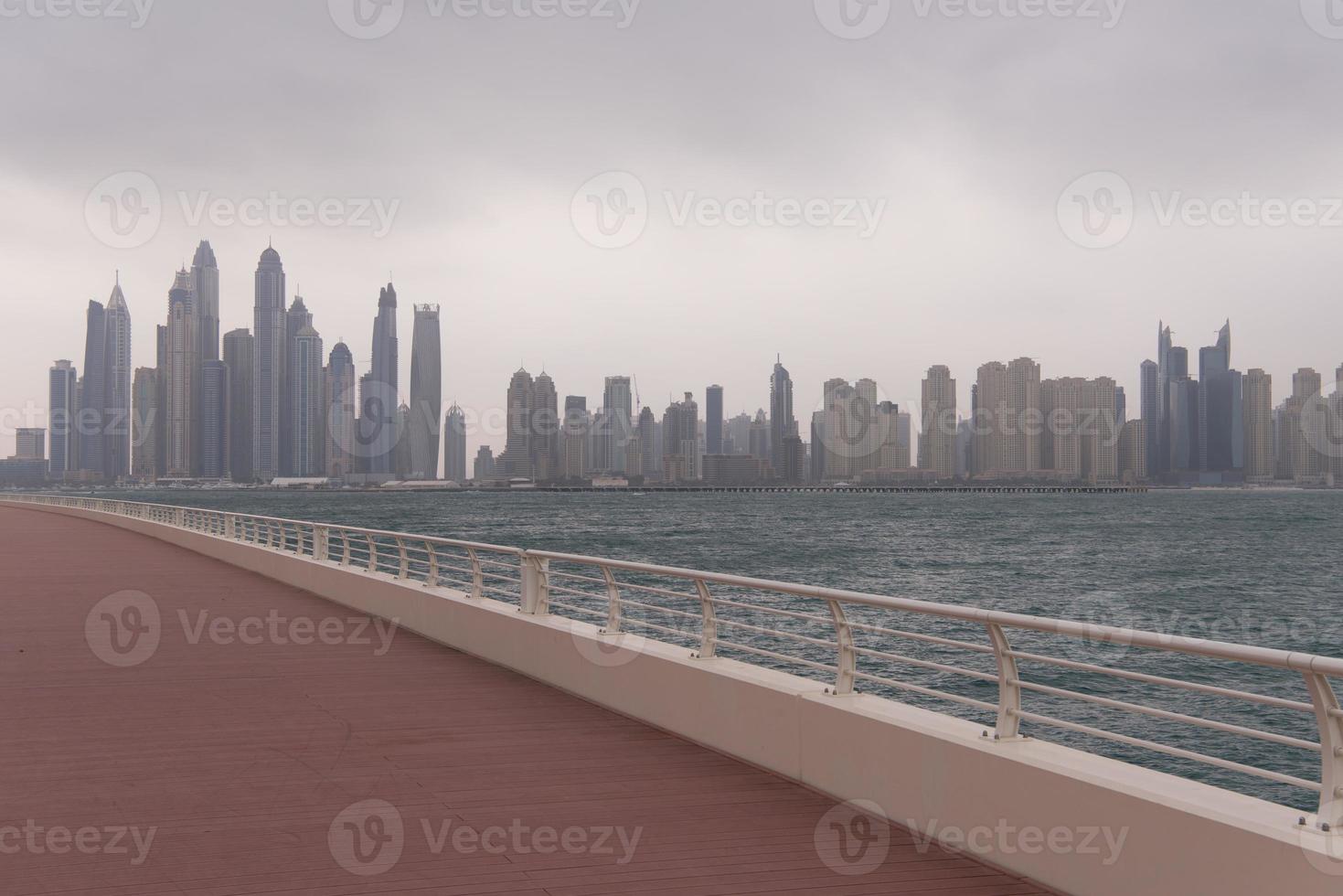 Panorama Dubai city UAE photo