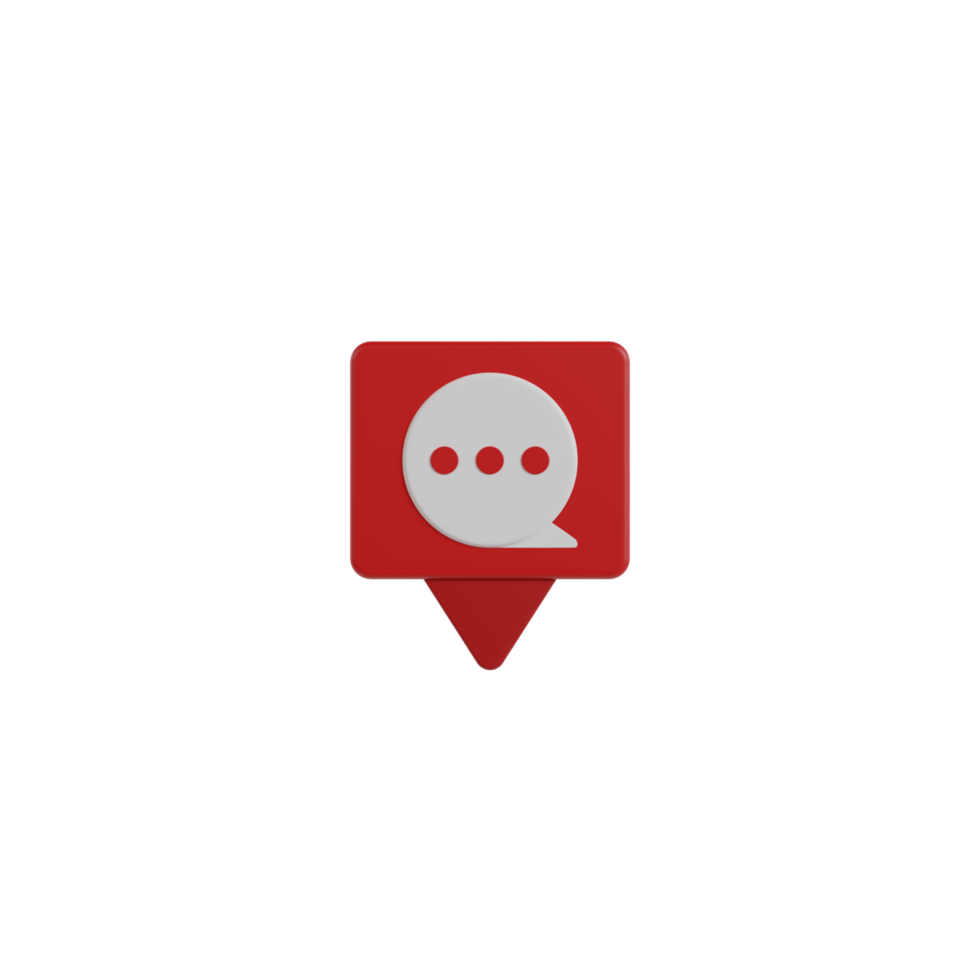 3D Isolated Social Media Icon png