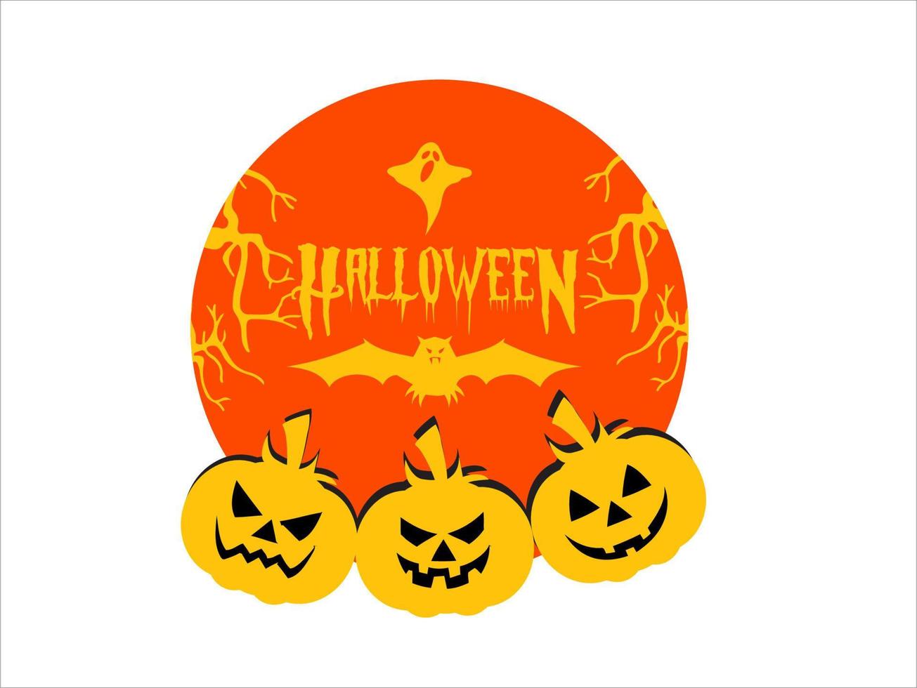 vector happy Halloween day
