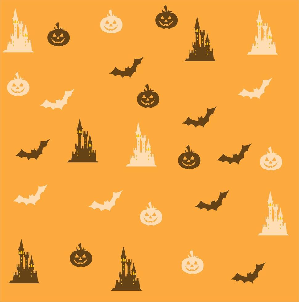 patrones sin fisuras de halloween vector