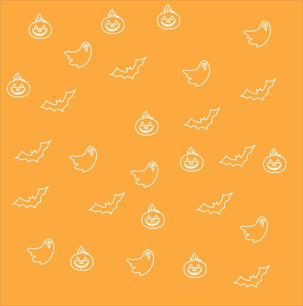 seamless pattern Halloween vector