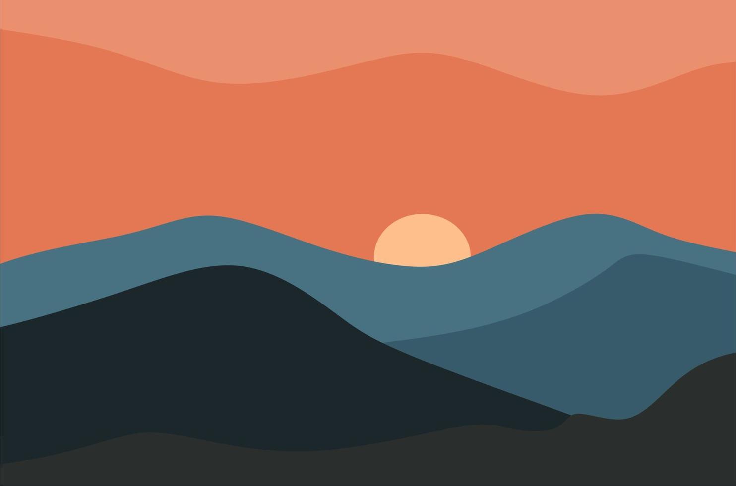 vector landscape abstract 11300518 Vector Art at Vecteezy