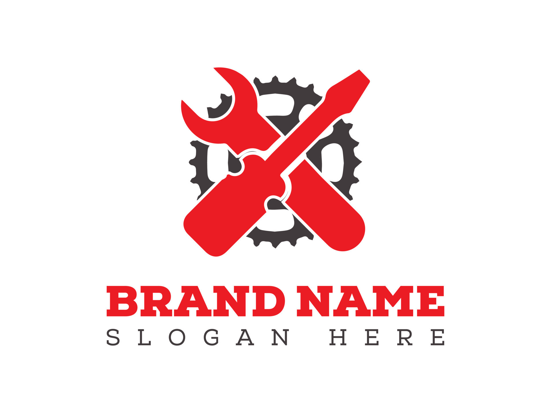 Construction Gear Icon Logo Design Template 11300557 Vector Art at Vecteezy