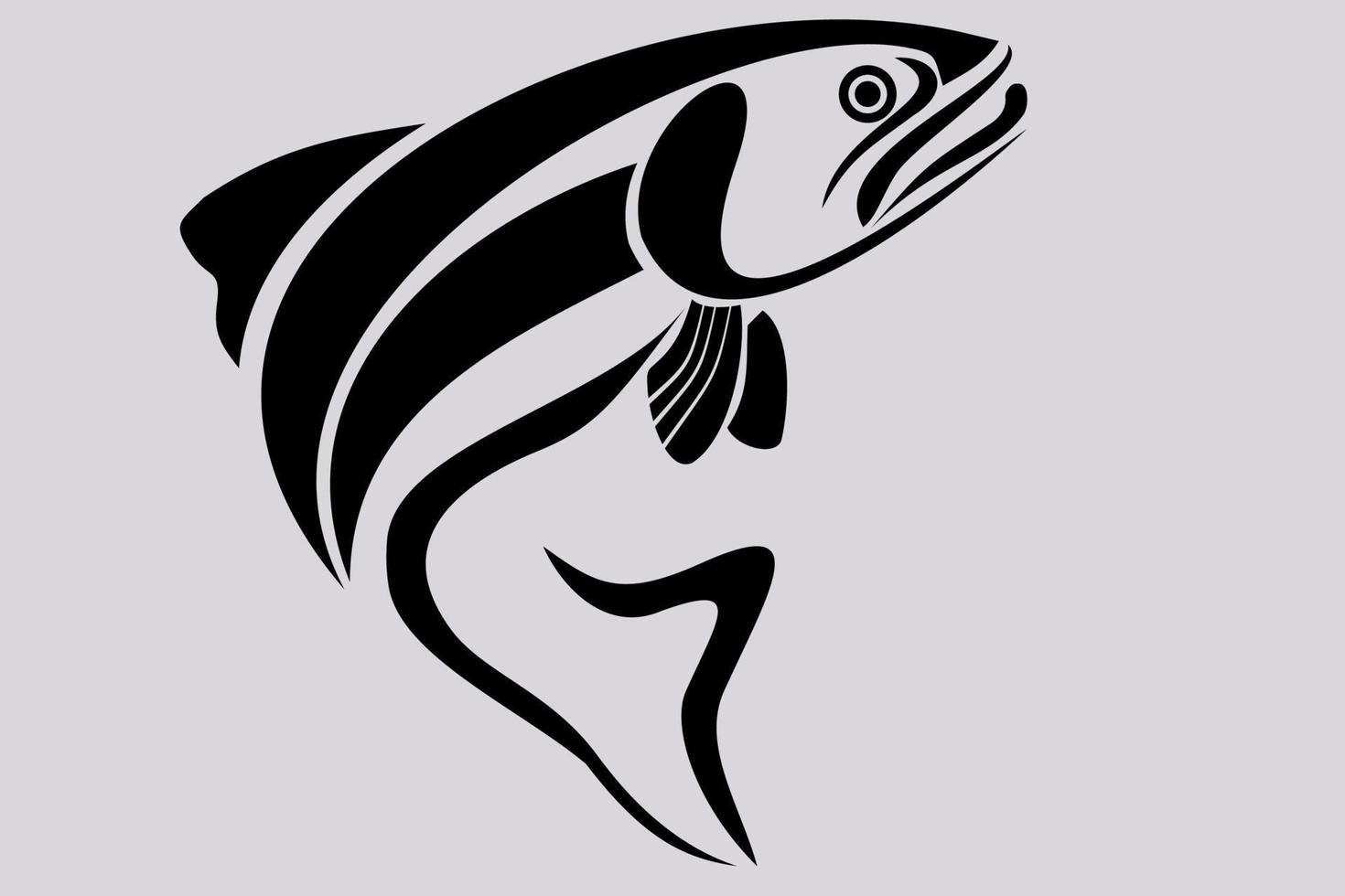 Fish Illustration. Abstract illustration vector, Line art fish 11300723