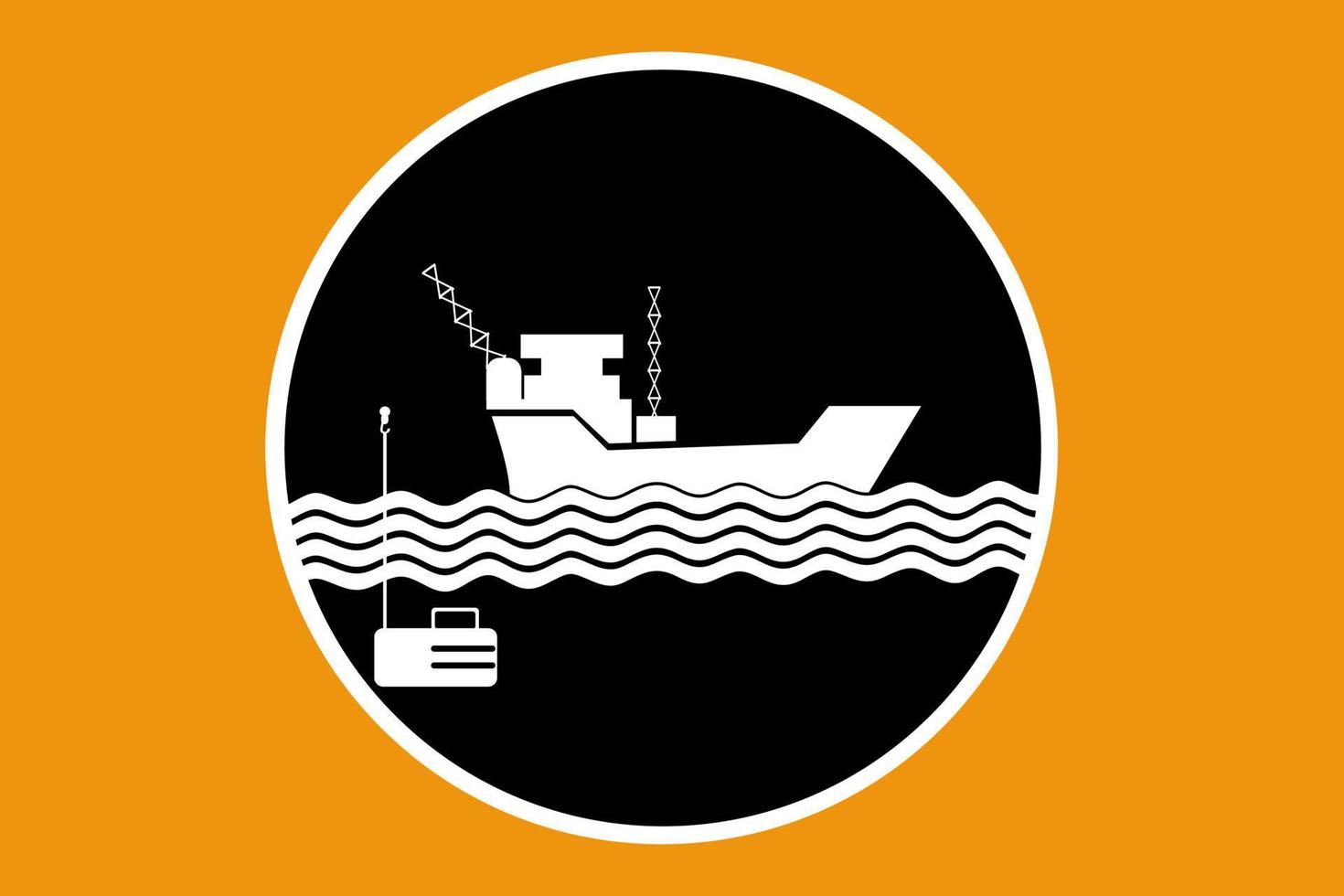 Marine icon. Line art Outline web sign of nautical. Sea linear icons includes anchor, knot, wheel, rose wind. Simple marine black contour symbol isolated on white. Vector Illustration