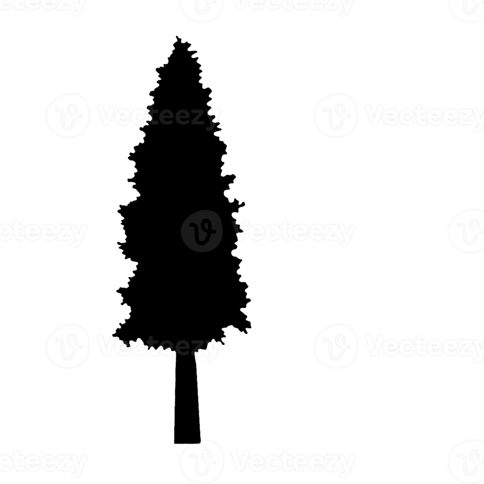 silhouette tree cartoon 11300946 PNG
