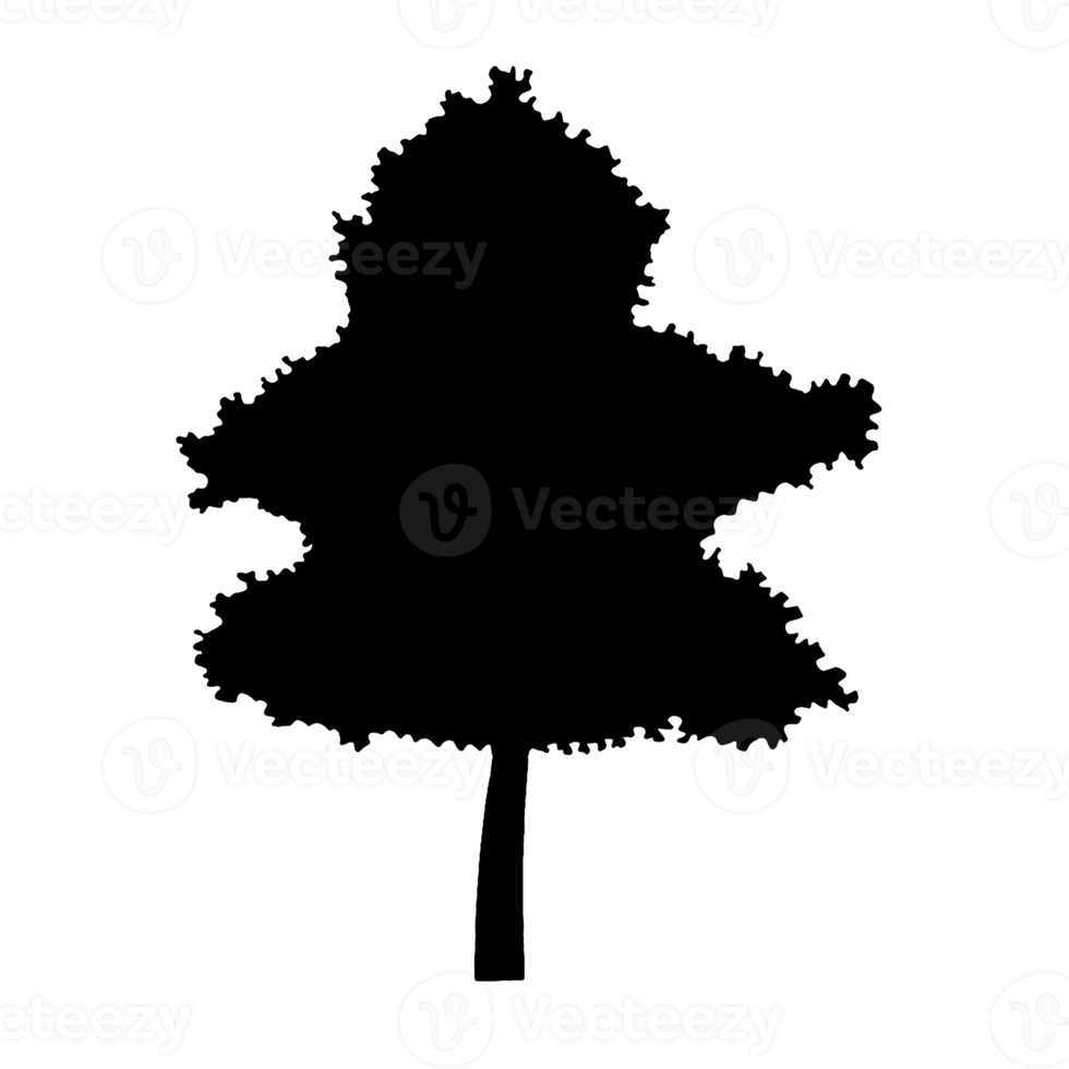 silhouette tree cartoon 11300951 PNG
