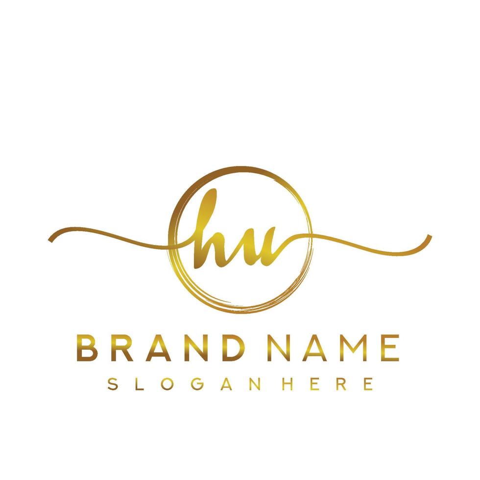 Initial Beauty Monogram Elegant Logo Design Handwriting Logo Initial  Signature Stock Vector by ©Alcotra 349668242