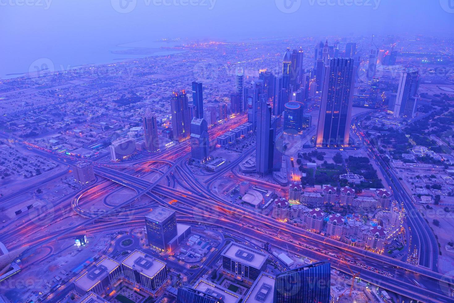 Dubai skyline view photo