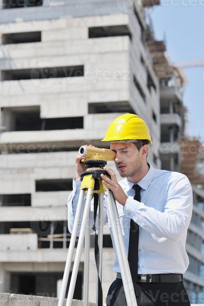 arquitecto en obra foto