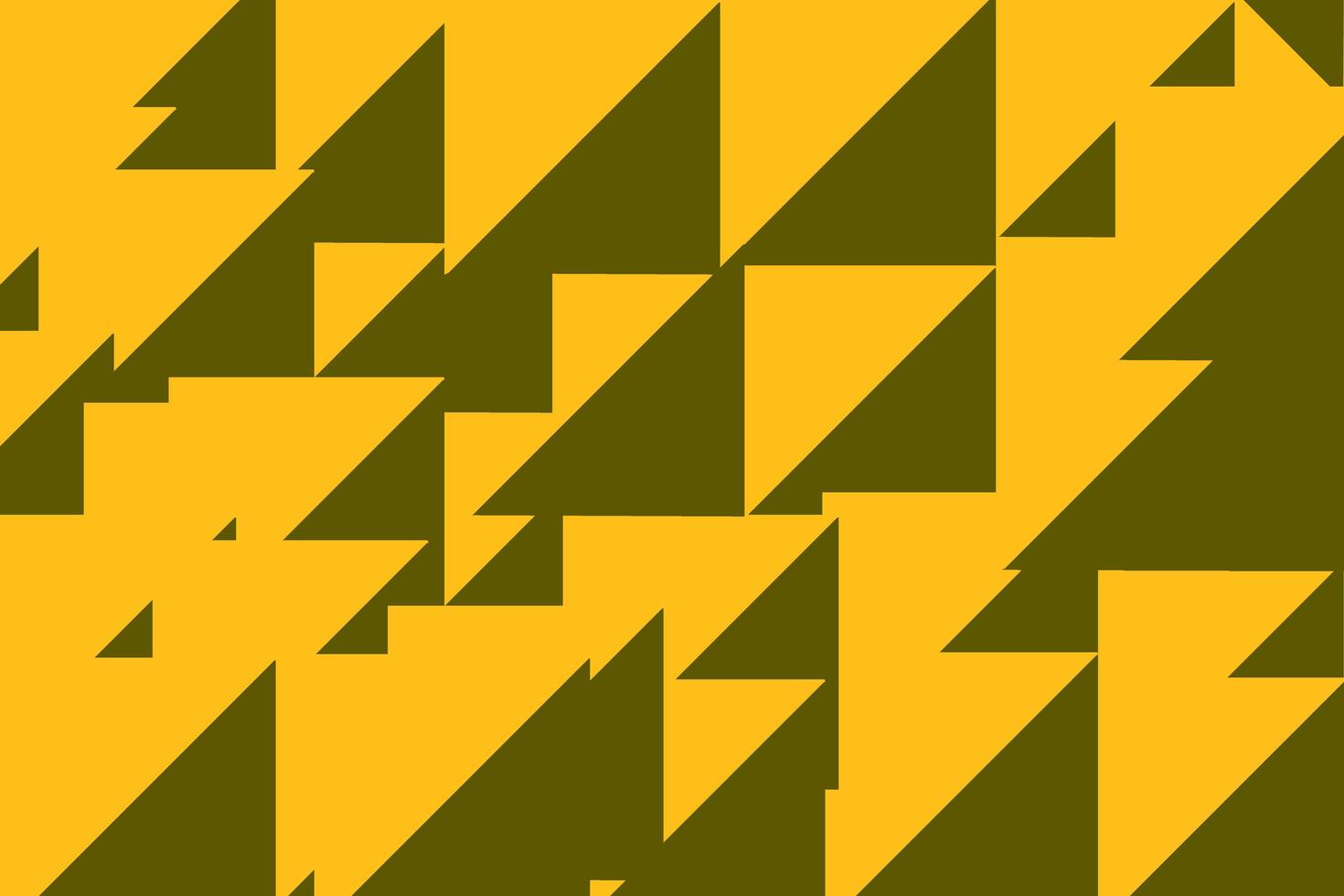 yellow background with big small triangle photo