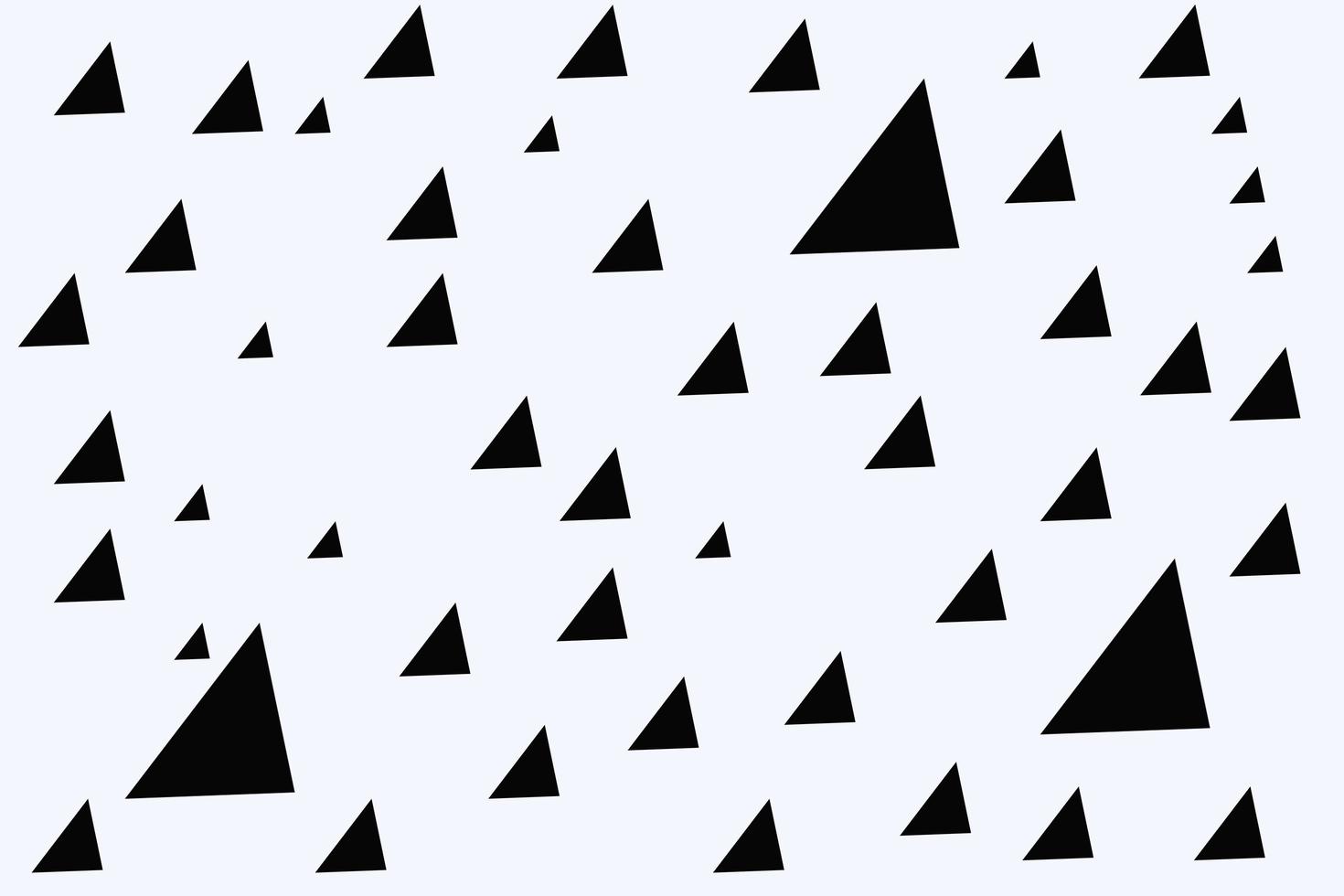 white background with large and small triangles photo
