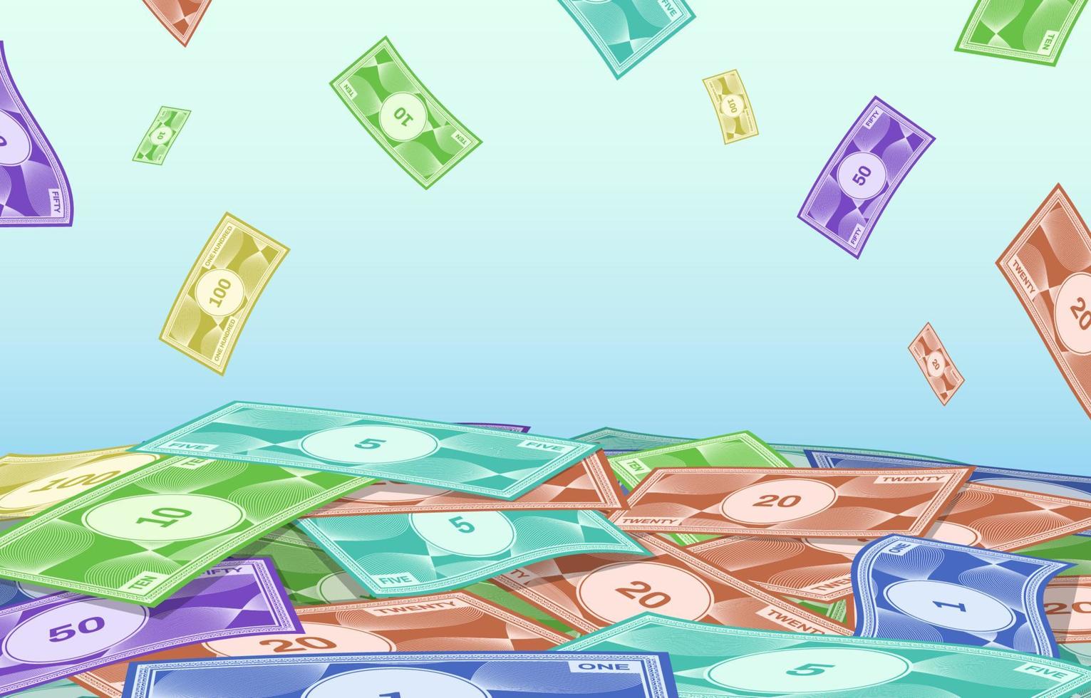Paper Money Background vector