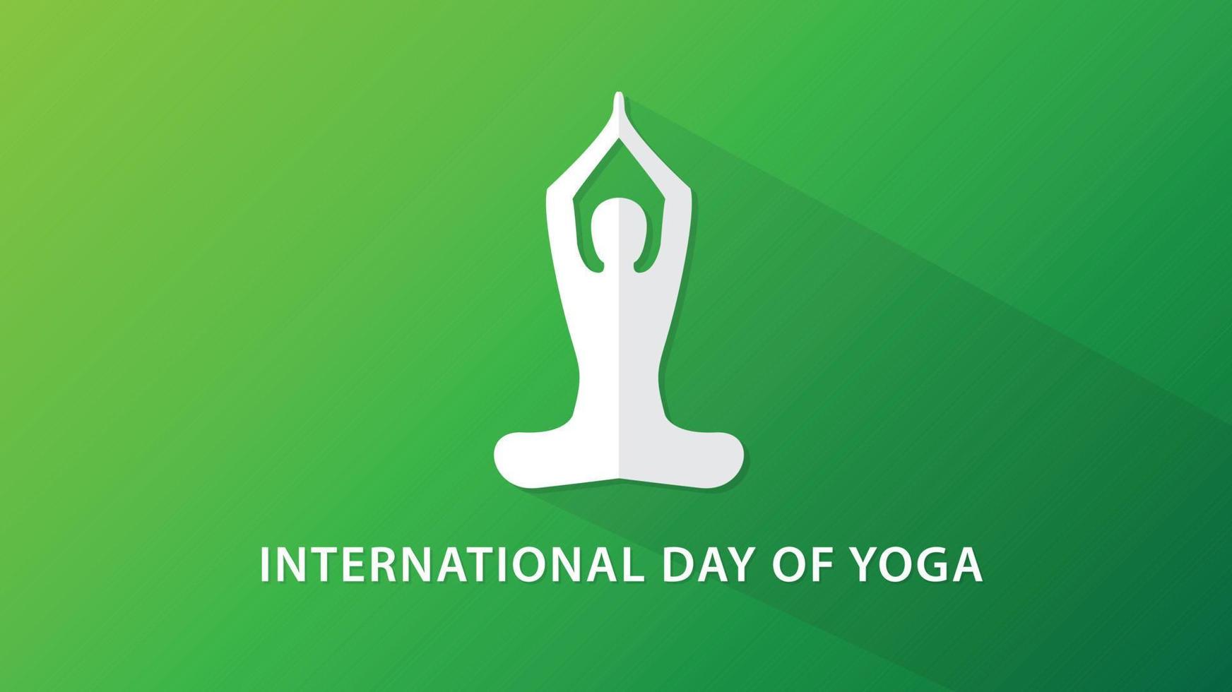 International Day of Yoga. Vector illustration