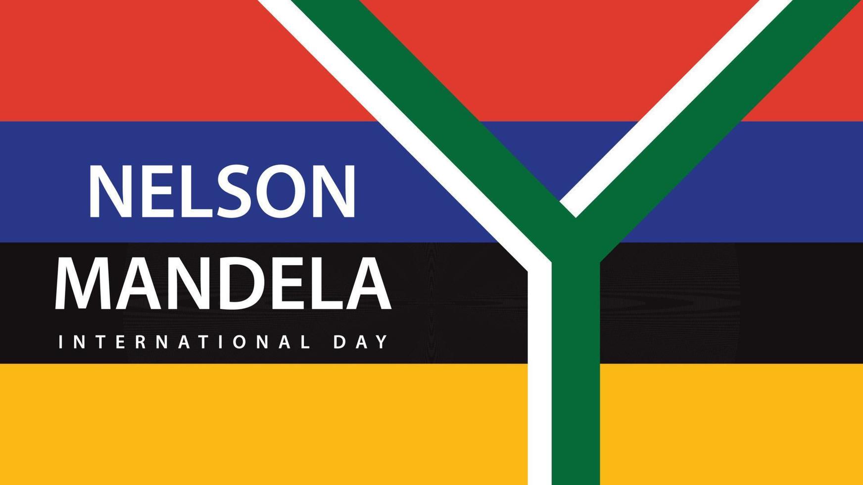 Nelson Mandela International Day. Vector illustration.