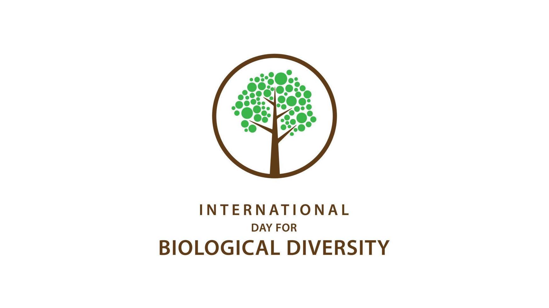 International Day for Biological Diversity. Vector illustration