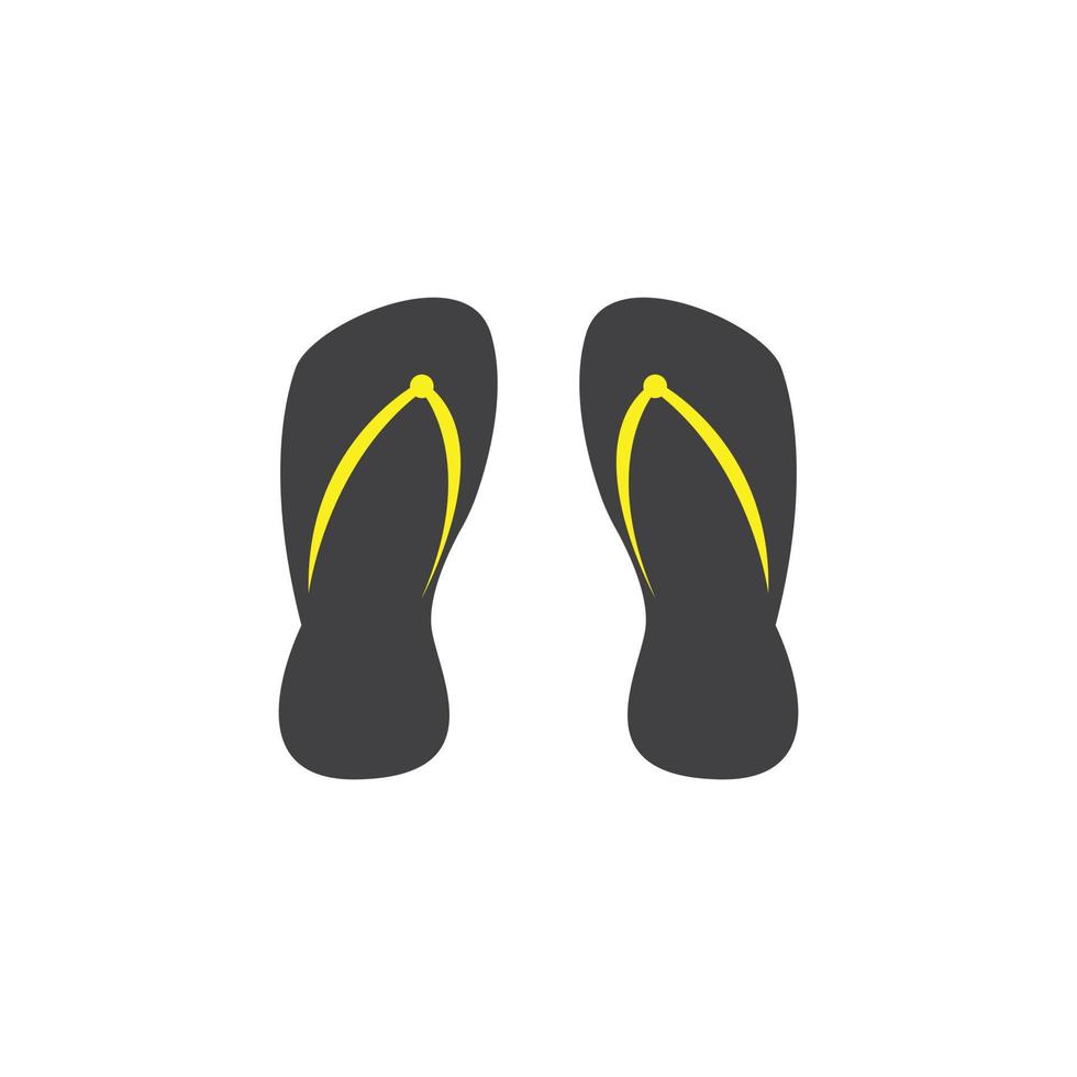 Rubber slippers vector symbol