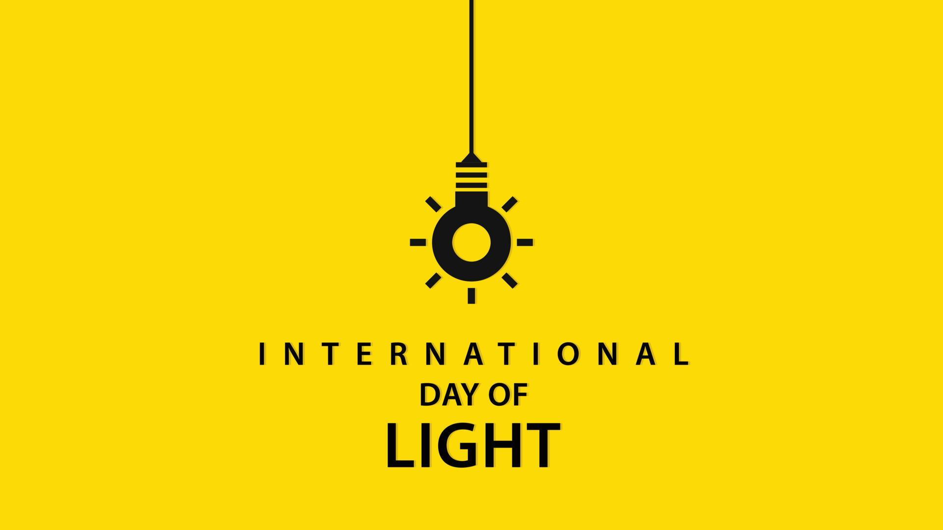 International Day of Light. Vector illustration. 11302025 Vector Art at ...
