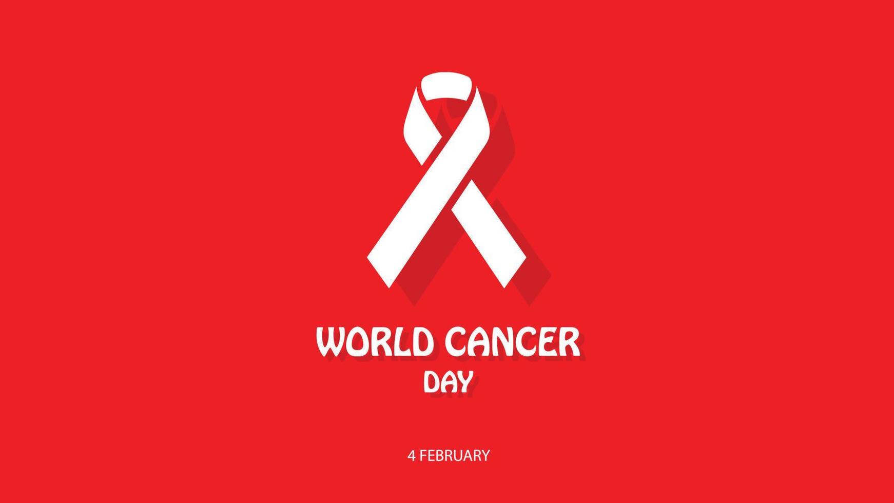 World Cancer Day. Vector illustration background