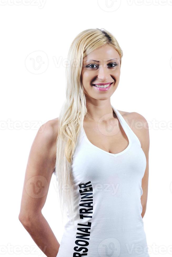 fitness woman personal trainer photo