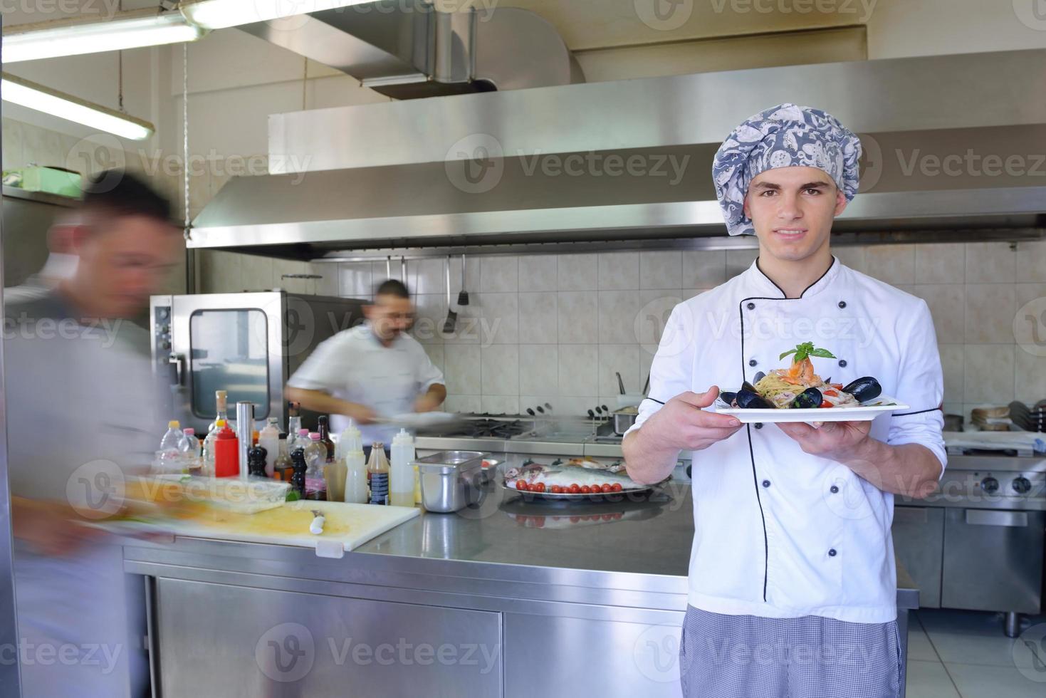 chef preparing food photo