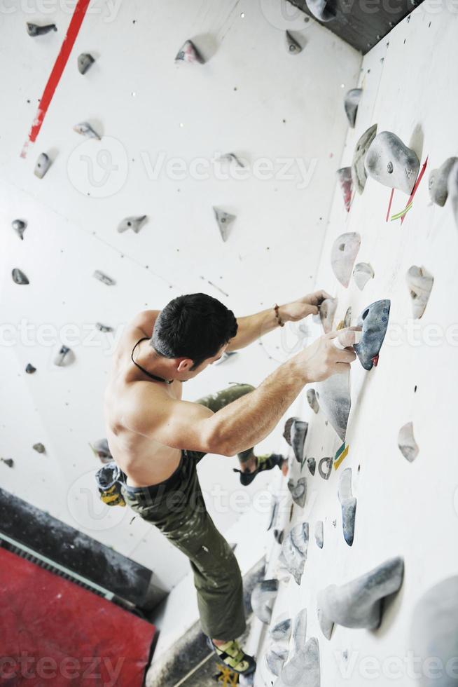 man exercise sport climbing photo