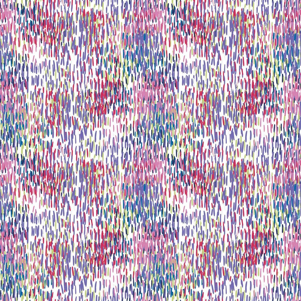 Fantasy messy freehand doodle geometric shapes seamless pattern.  Infinity ditsy scribble abstract card, layout. Creative background. Textile, fabric, wrapping paper. vector