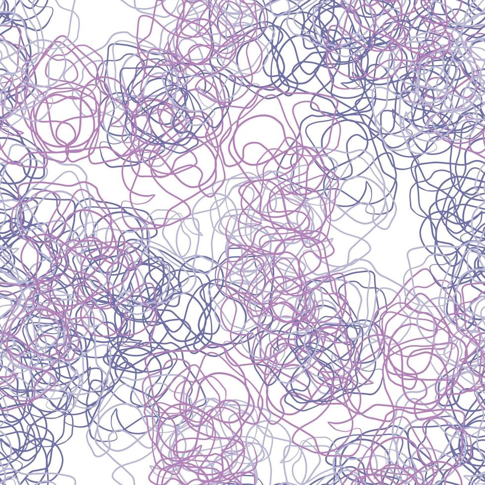 lindo doodle abstracto dibujo artístico de patrones sin fisuras. fondo con arte de garabatos loco y desordenado con diferentes formas, rizos vector