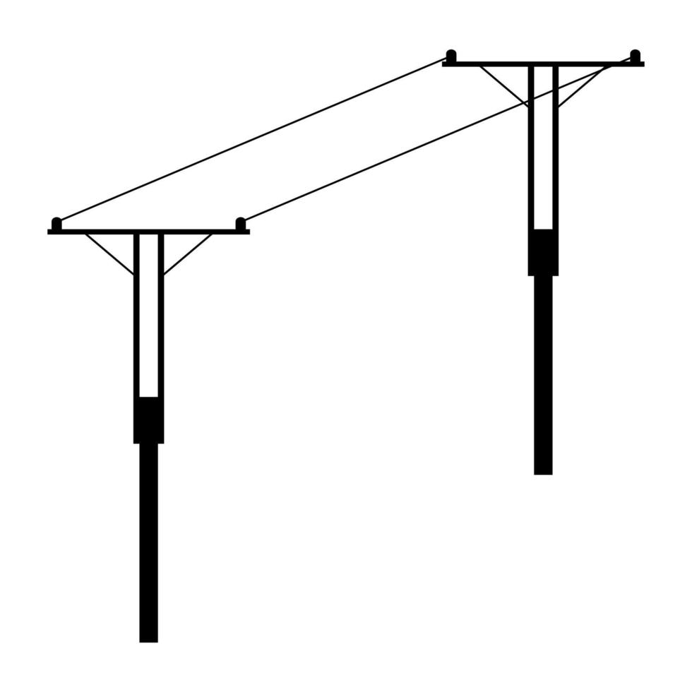 power pole icon ilustration vector