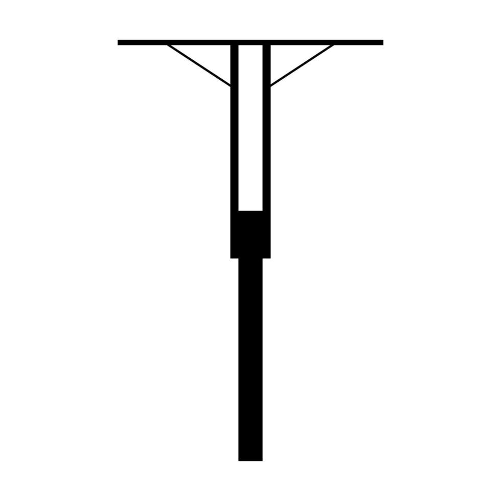power pole icon ilustration vector