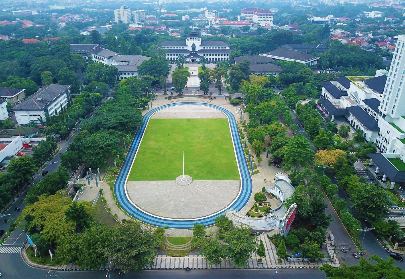 City hall field - Gedung Sate Bandung. photo