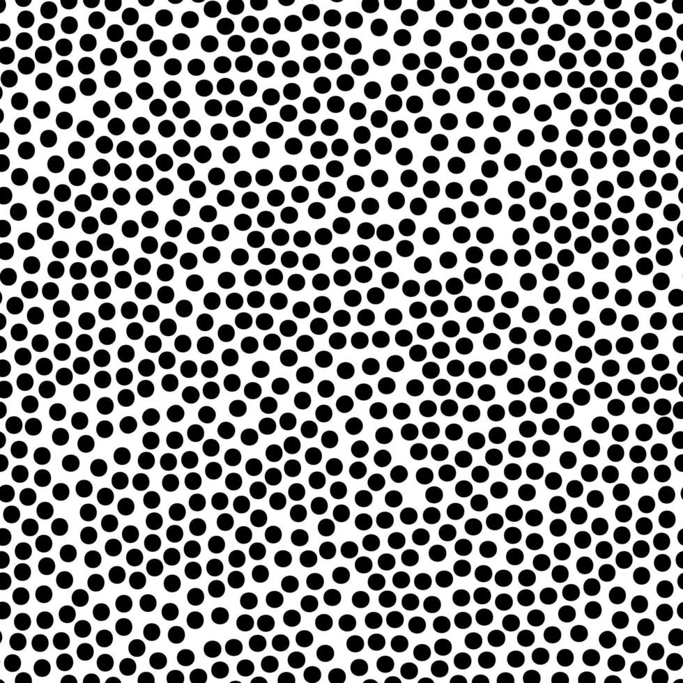 Seamless monochrome speckled pattern. Retro abstract black pattern on a white background. vector