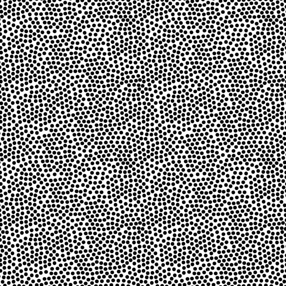 Seamless monochrome speckled pattern. Retro abstract black pattern on a white background. vector