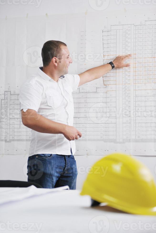 architect on construction site photo
