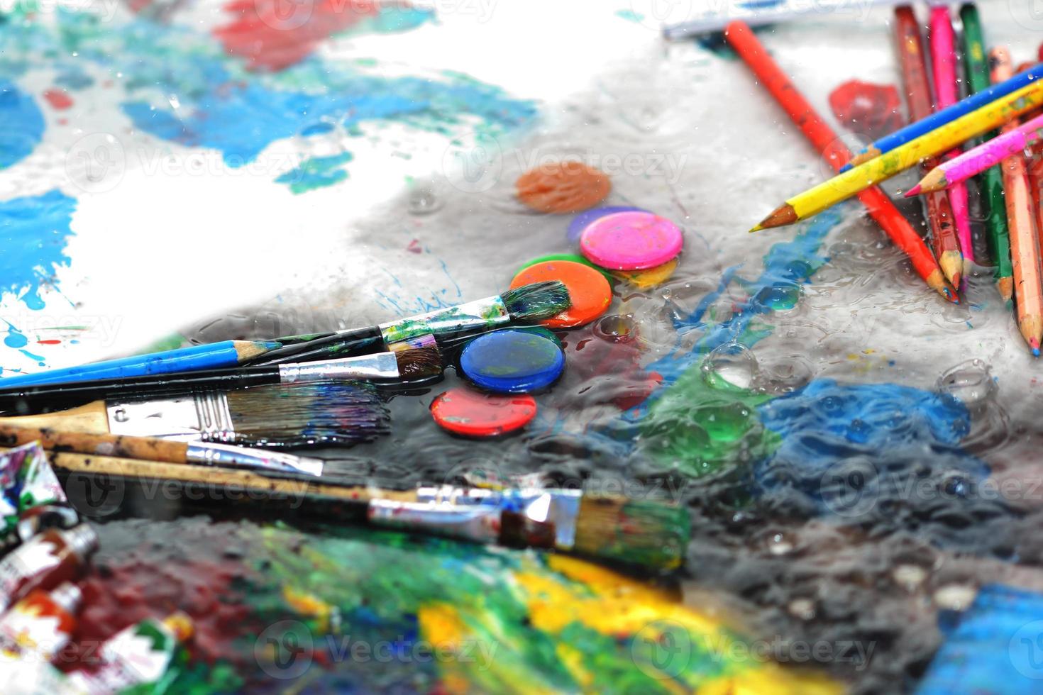 Art supplies view photo