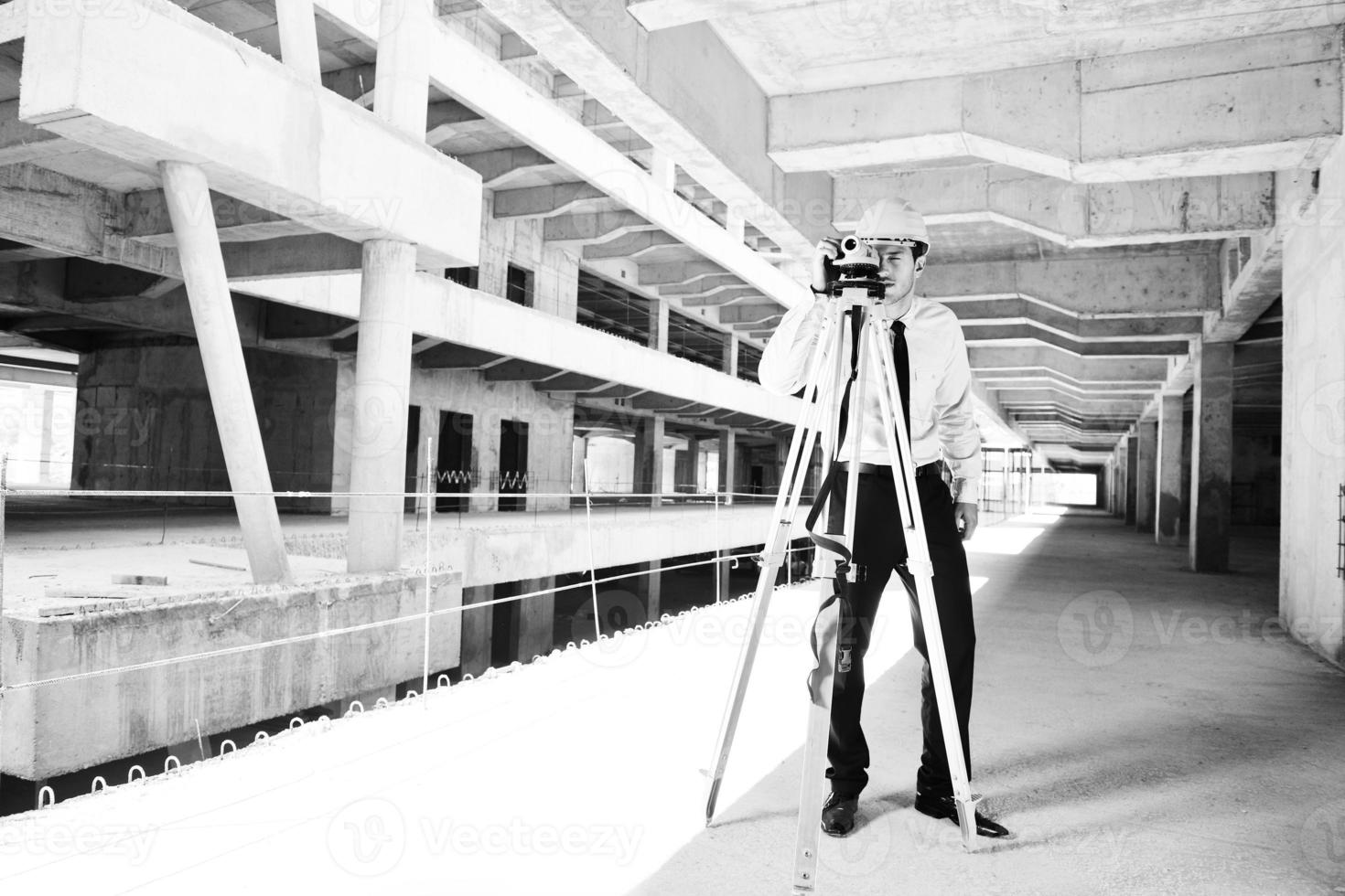 architect on construction site photo