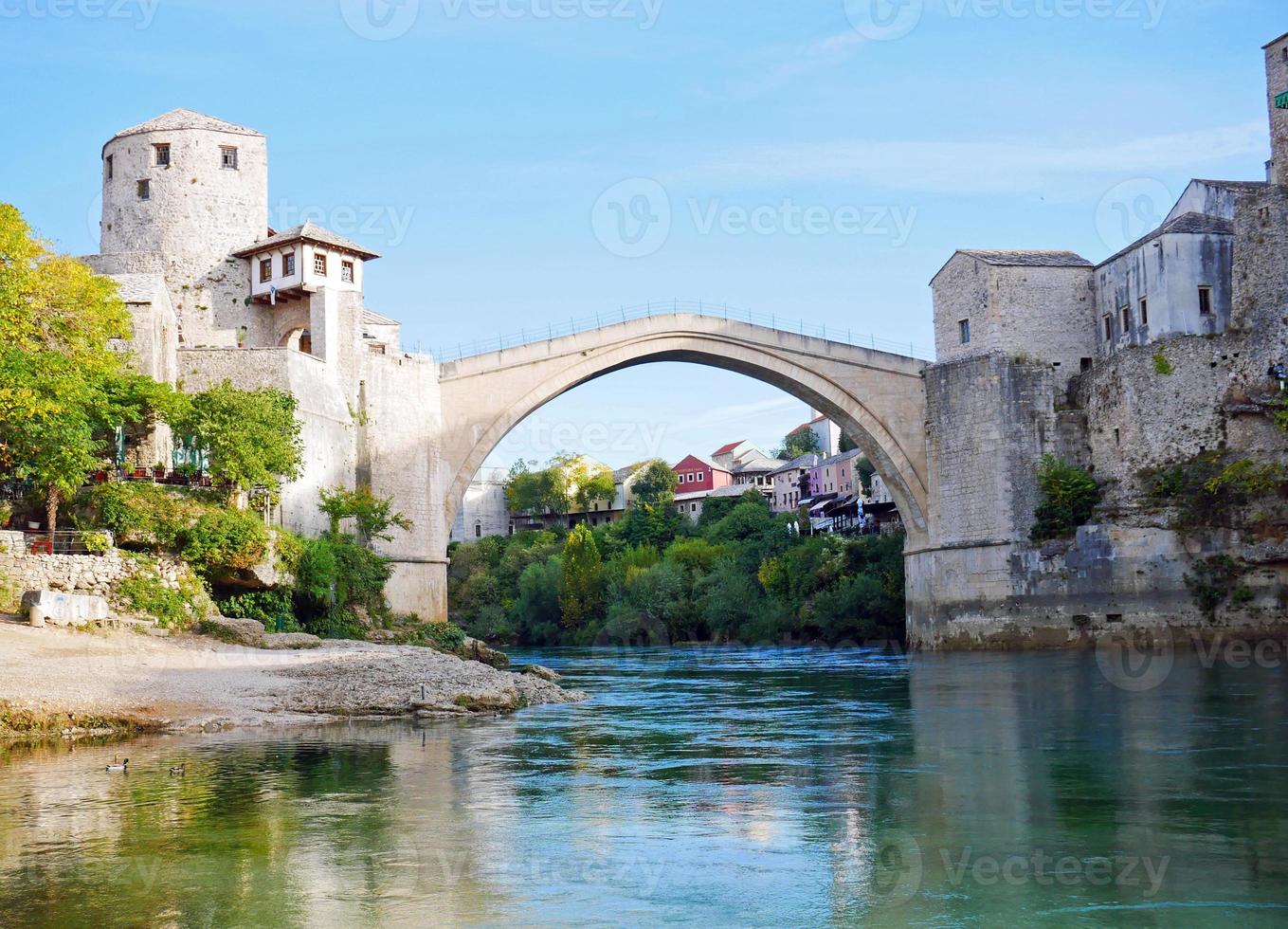 The famous bridge Stari Most in Mostar, Bosnia and Herzegovina photo