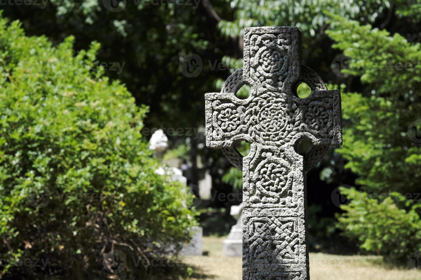 tumbas en el cementerio de mount auburn en boston, ma foto