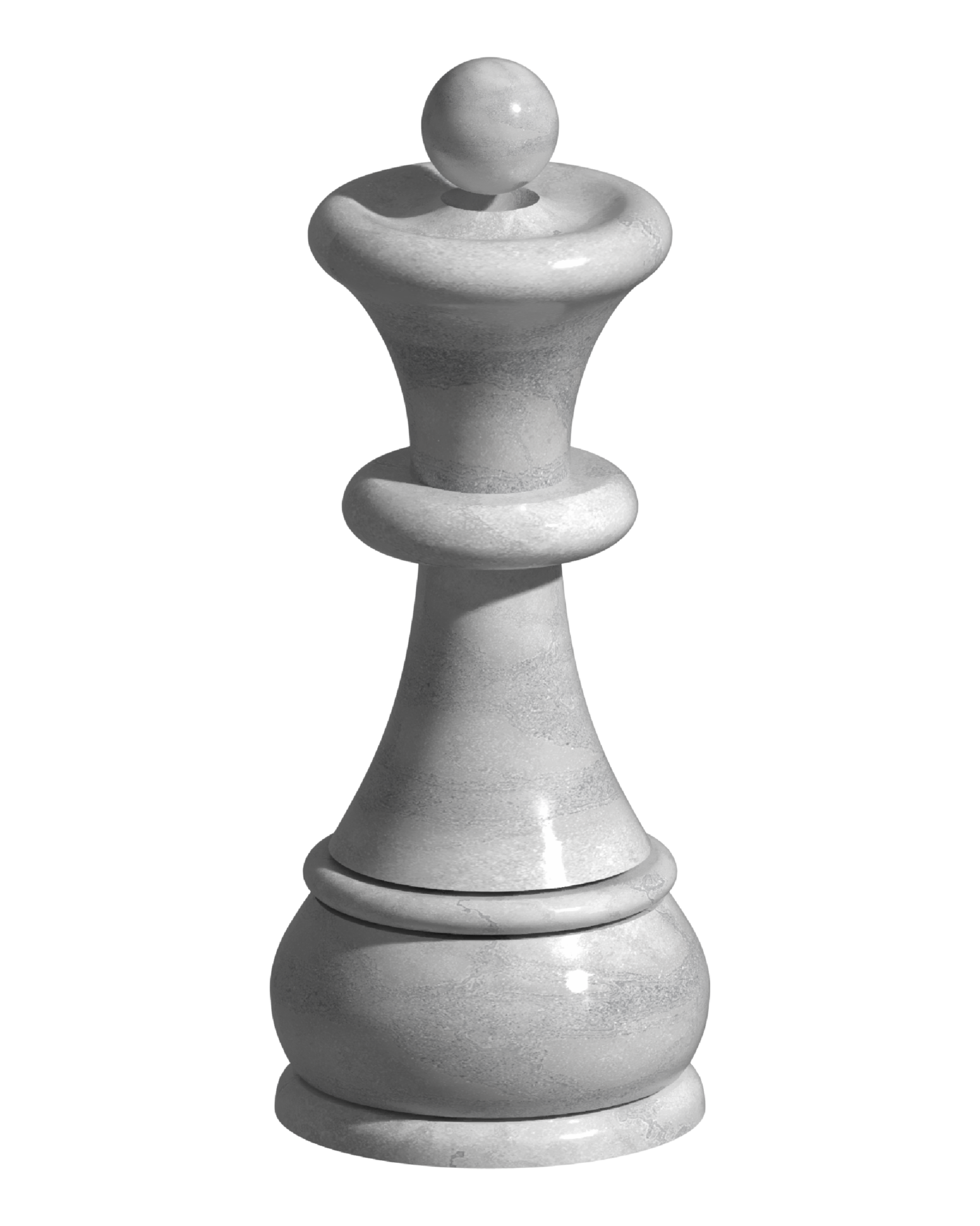 rainha de xadrez de cerâmica prateada 3d render 11306662 PNG