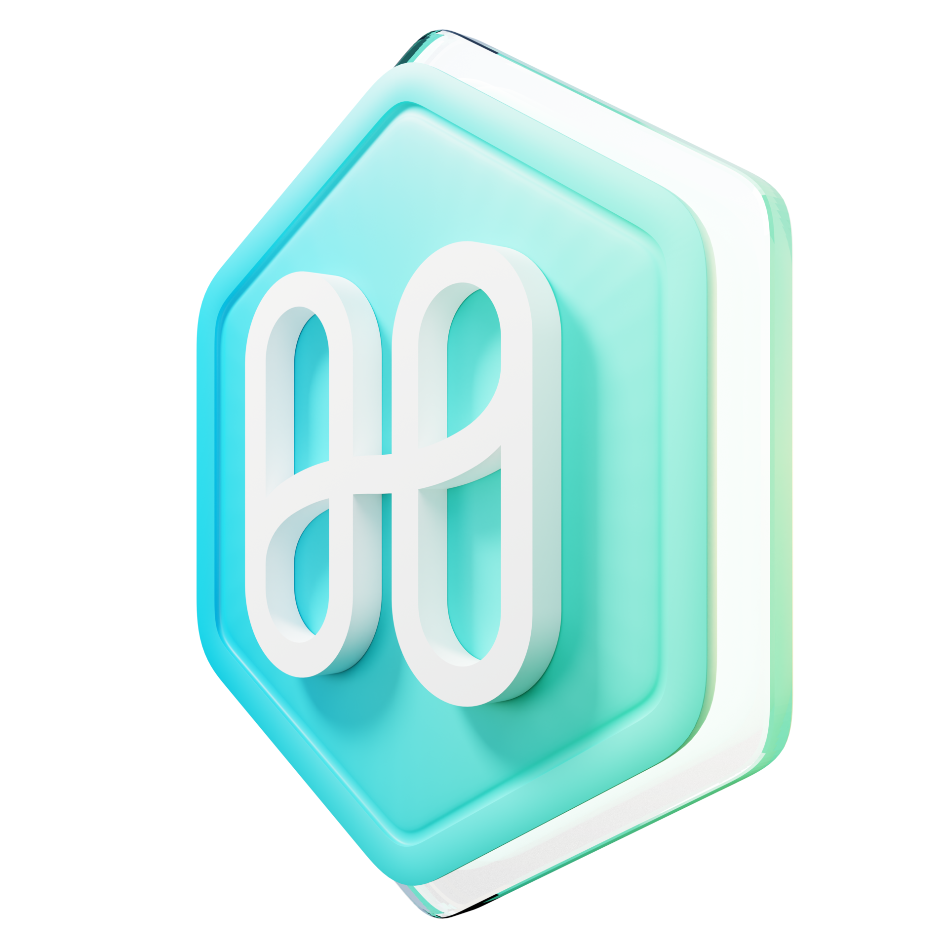 Harmony ONE Badge Crypto 3D Rendering 11307300 PNG