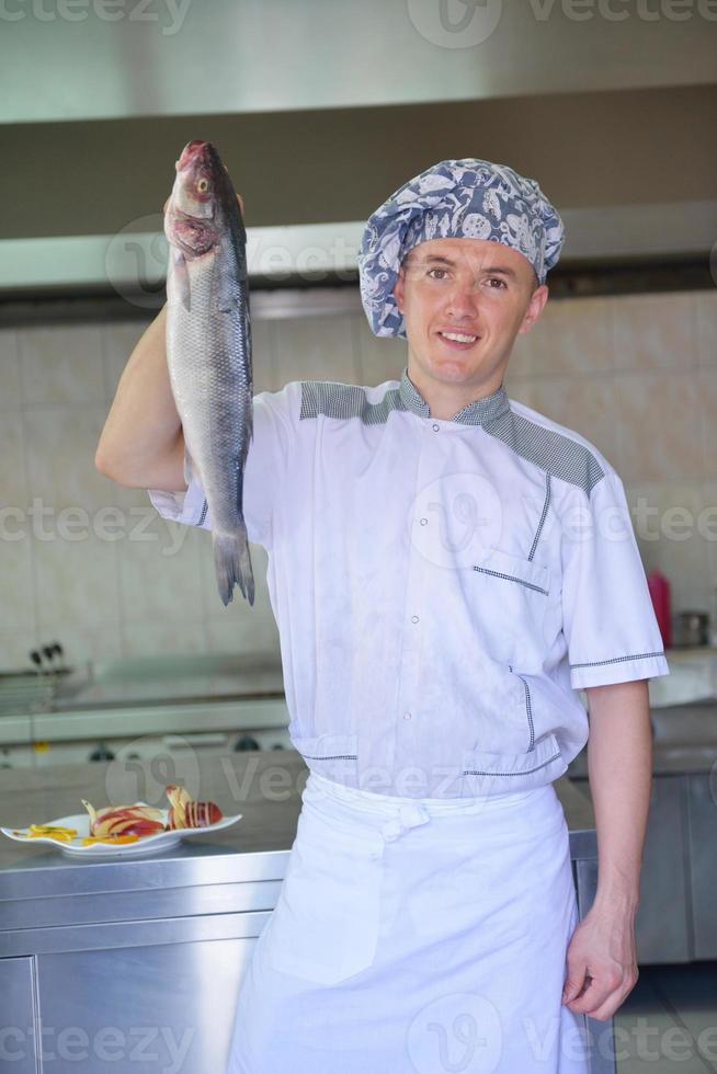 chef preparing food photo