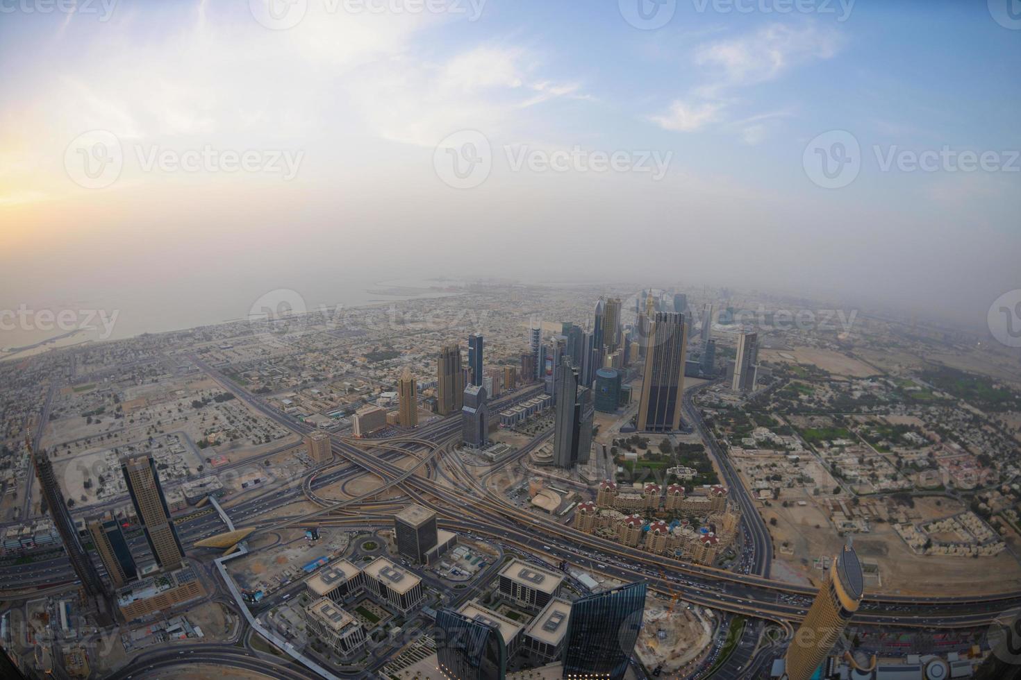 Dubai skyline view photo