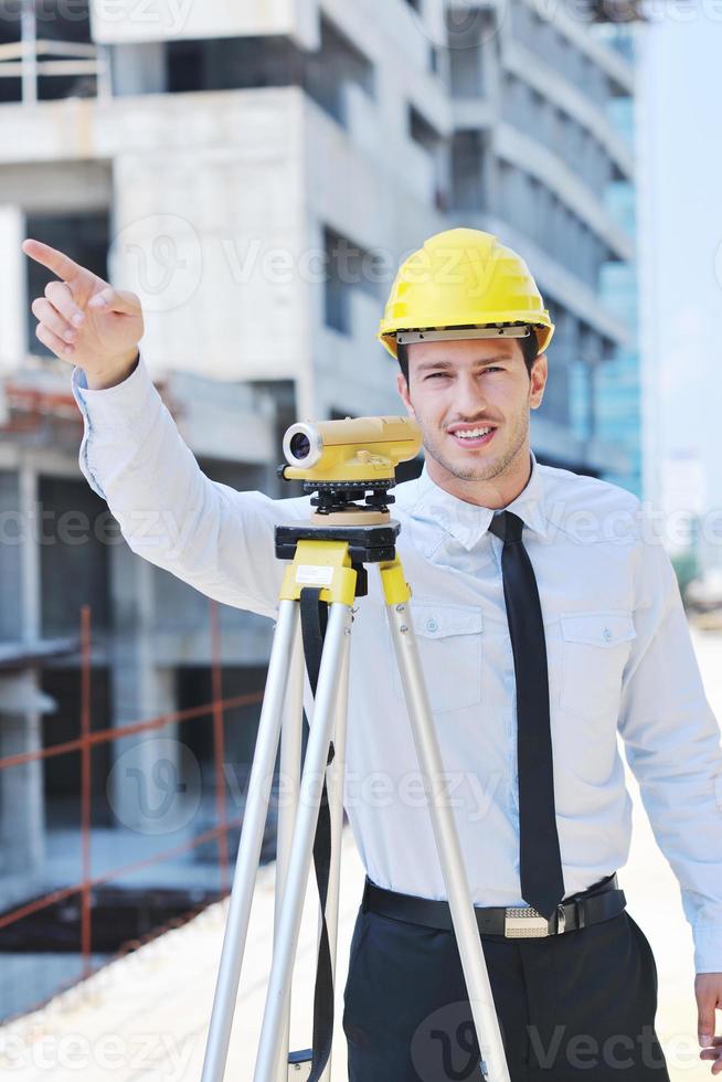 architect on construction site photo