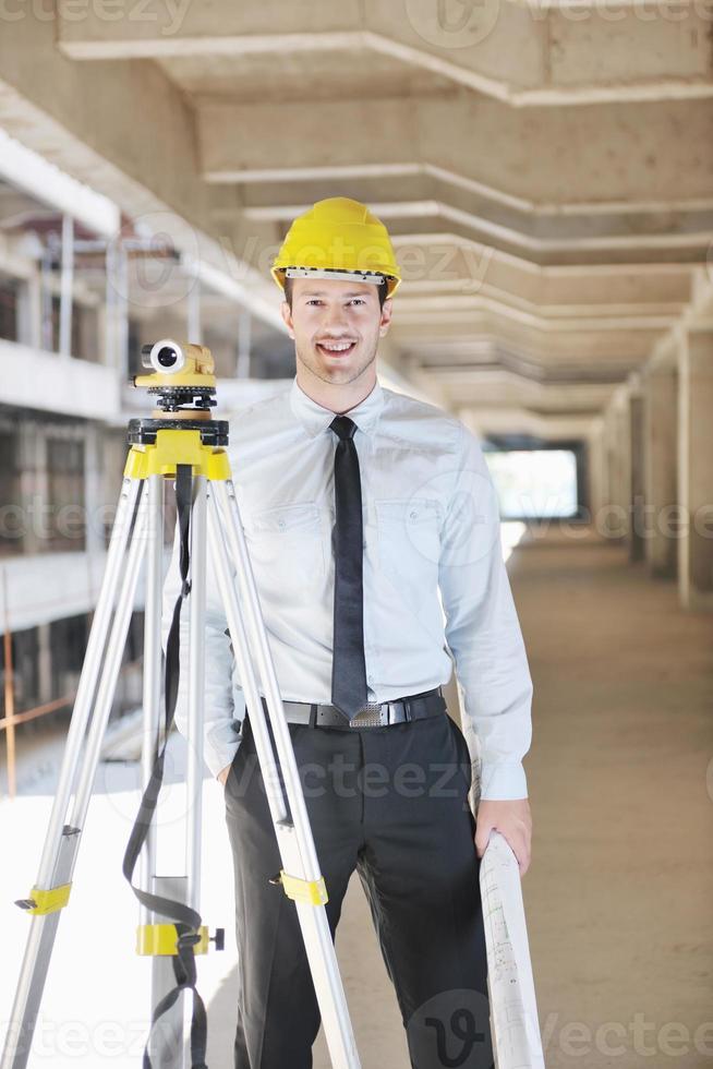 architect on construction site photo